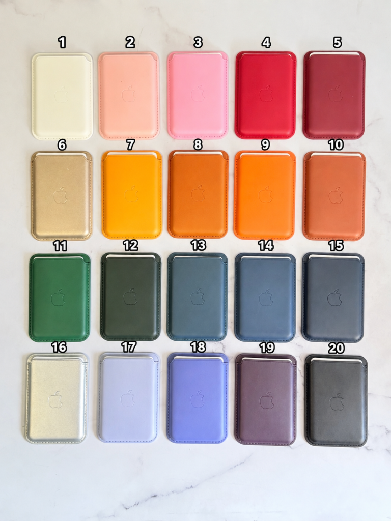 جاکارتی مگ سیف اپل Leather wallet magsafe