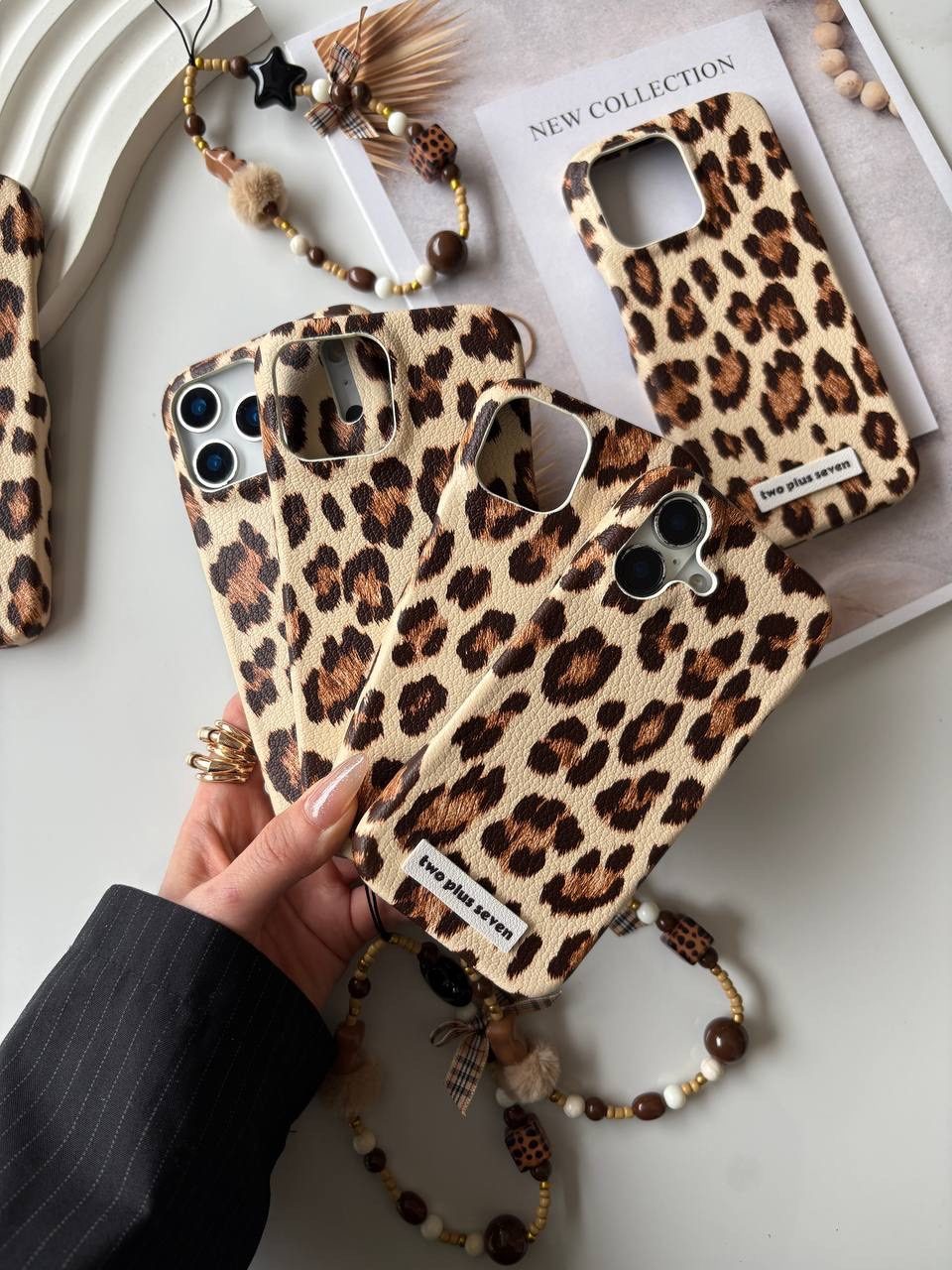 قاب Leather leopard