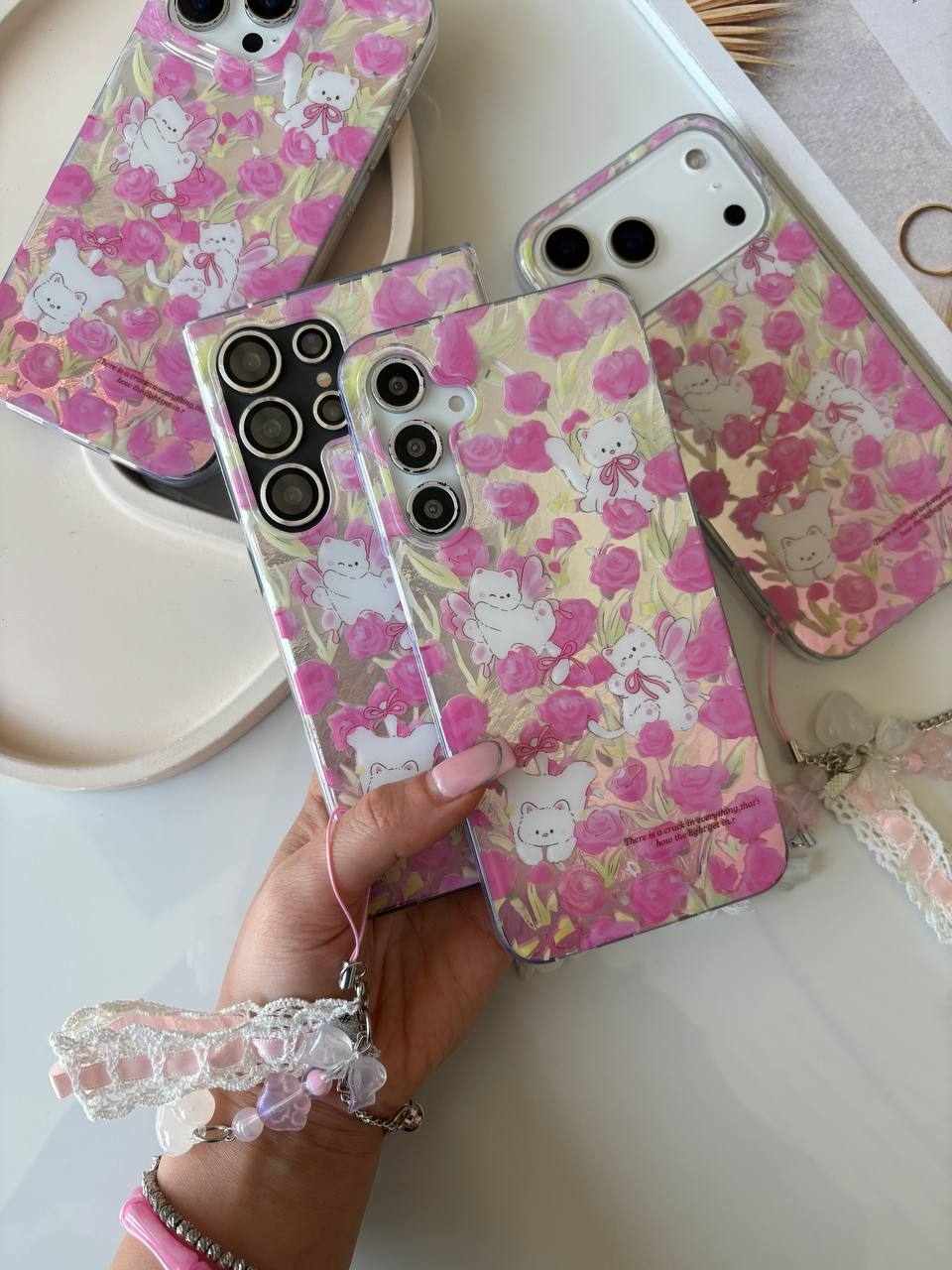 قاب پیشی کیوت صورتی اندروید