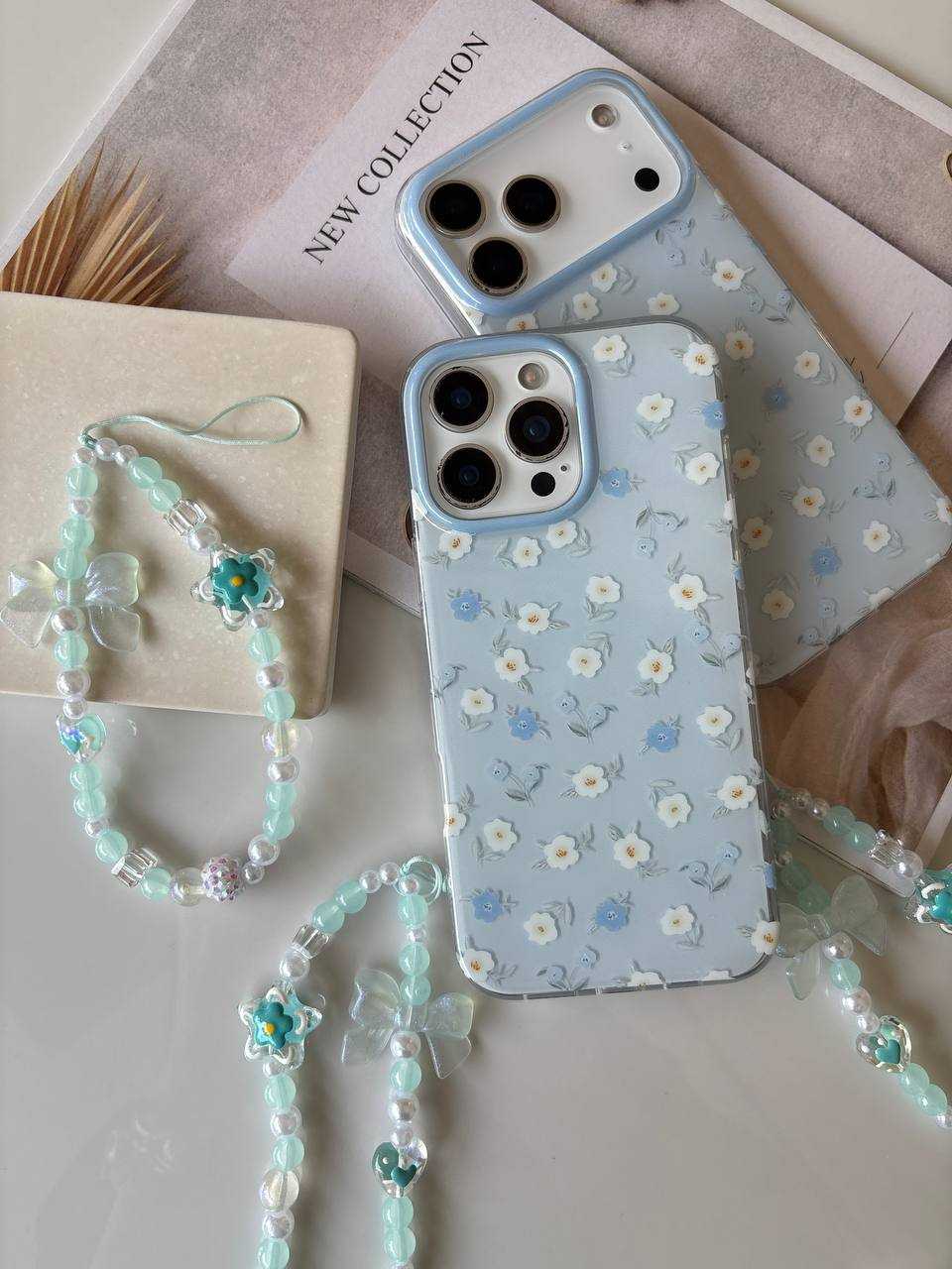 قاب گل آبی