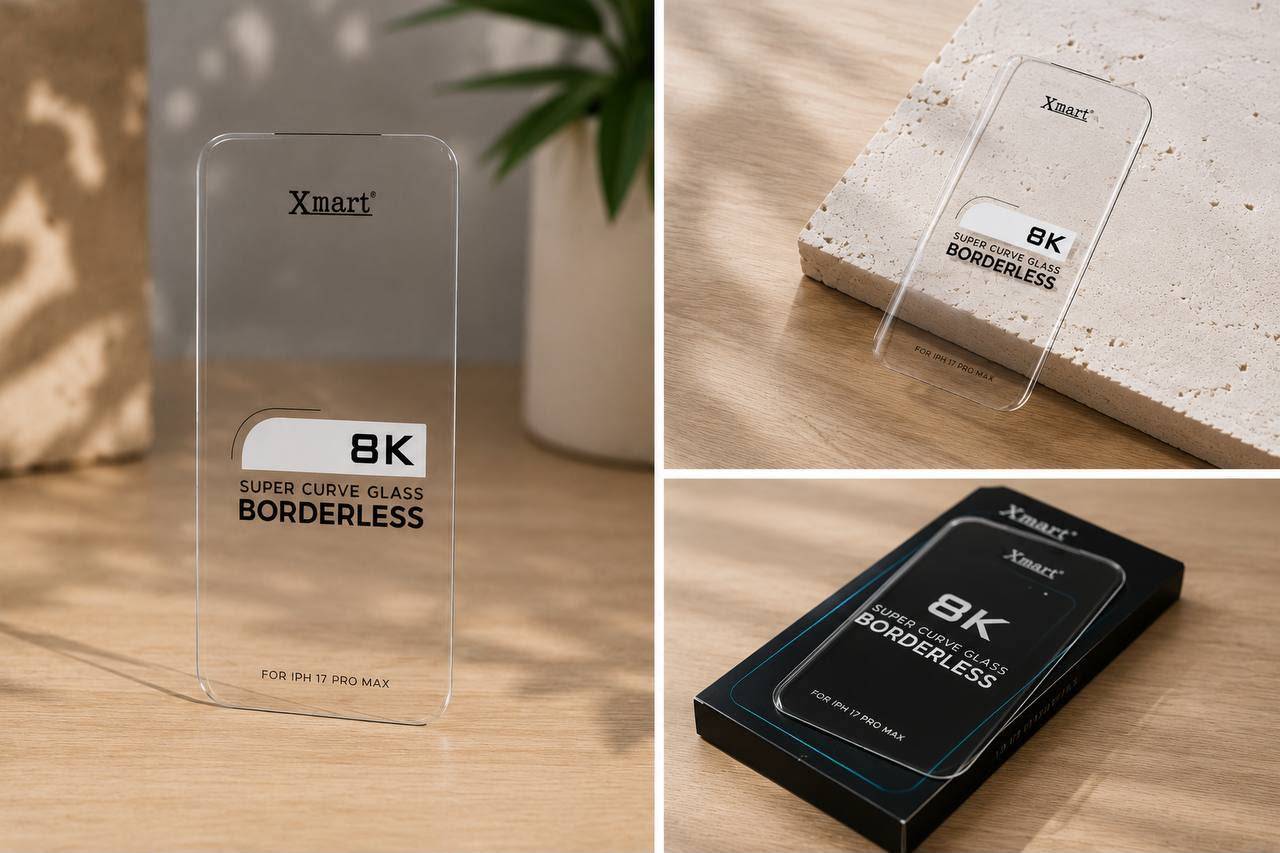 گلس شفاف بدون حاشیه xmart