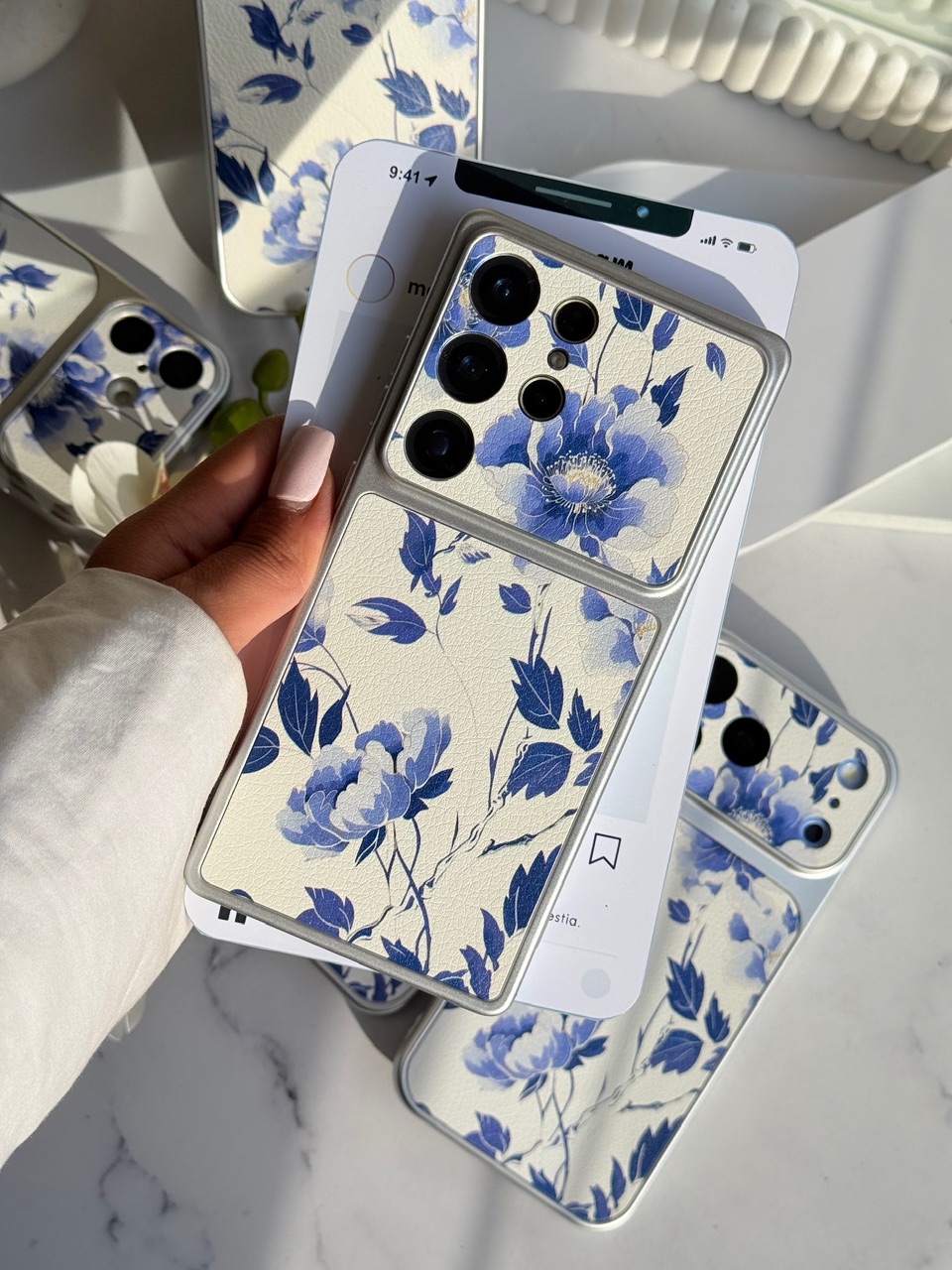 قاب Blue Peony