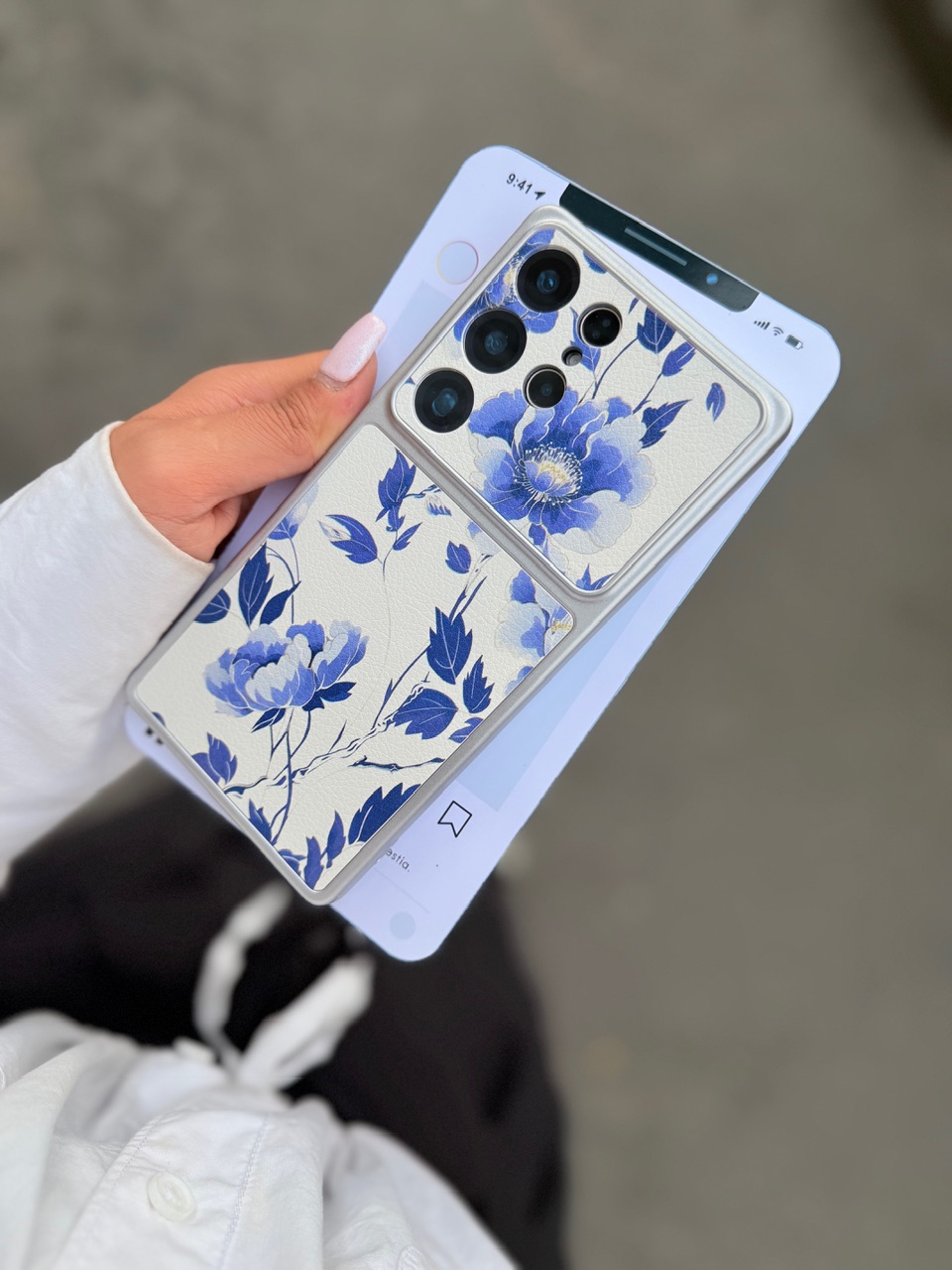 قاب Blue Peony