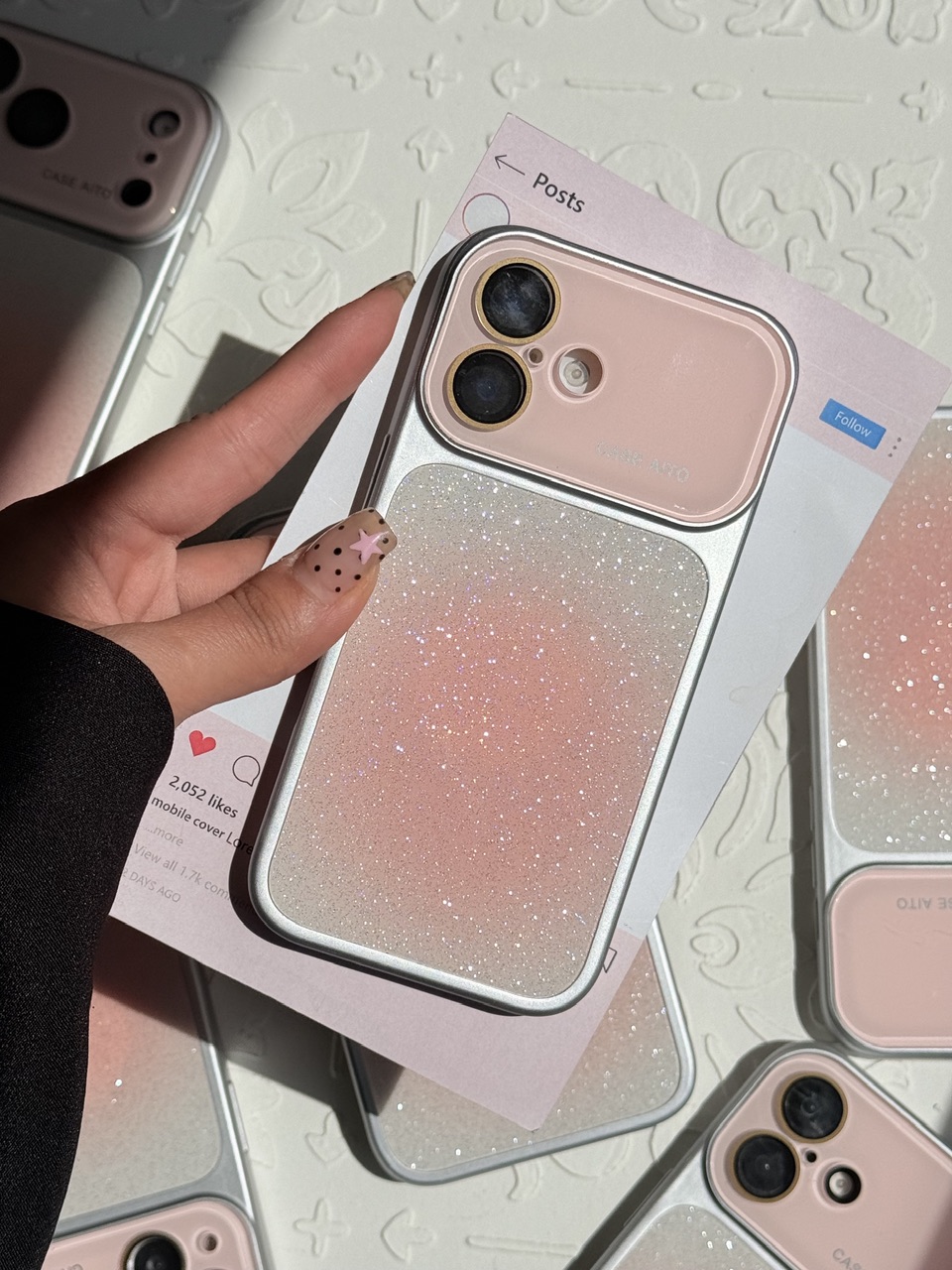 قاب Pink Shine Lens