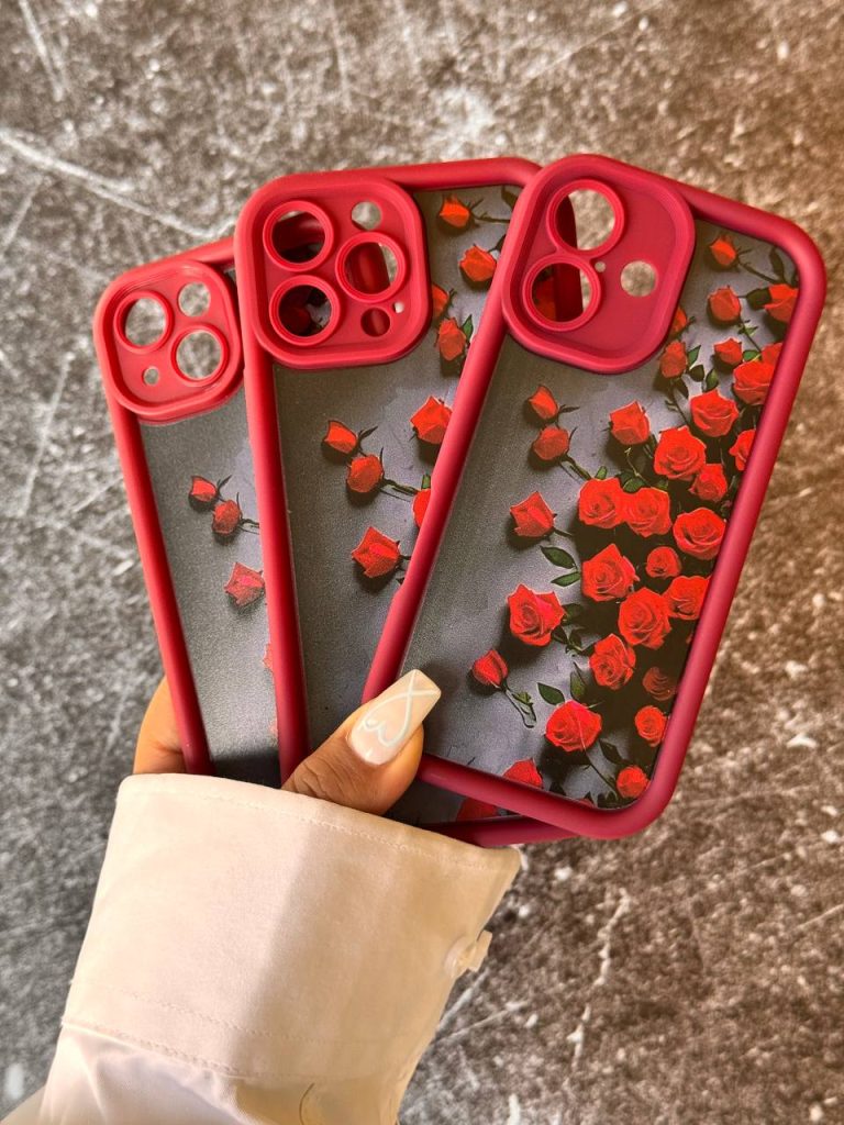 قاب سولید گل رز قرمز