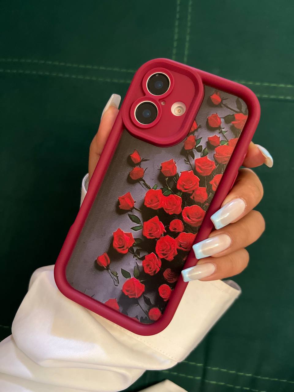 قاب سولید گل رز قرمز