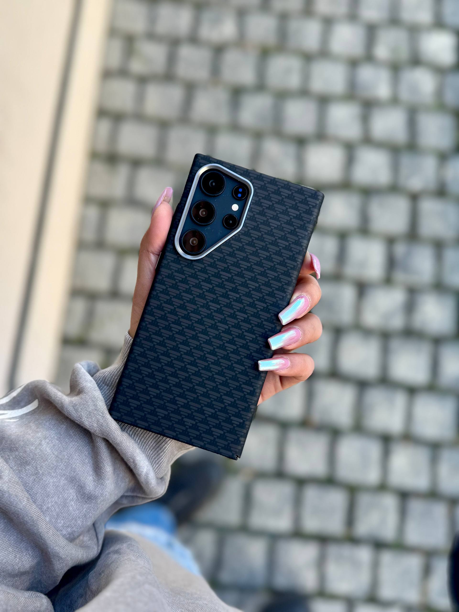 قاب کربن Carbon Black Texture آیفون
