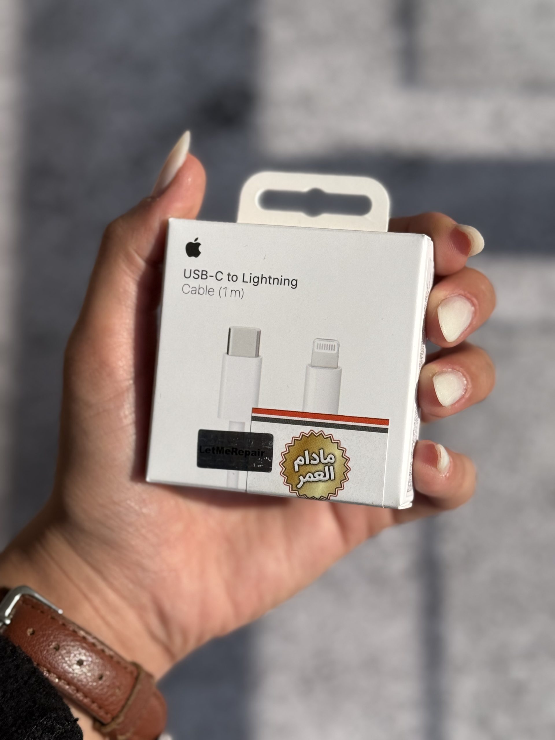 کابل USB-C To Lightning اپل 1 متر با گارانتی مادام العمر