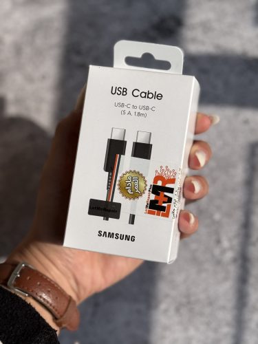 کابل USB-C To USB-C سامسونگ 1.8 متر 5 آمپر با گارانتی مادام العمر
