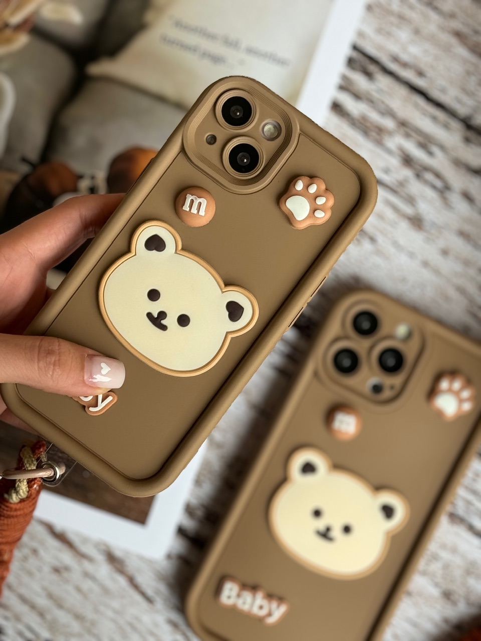 قاب Baby Bear با بند طنابی آیفون