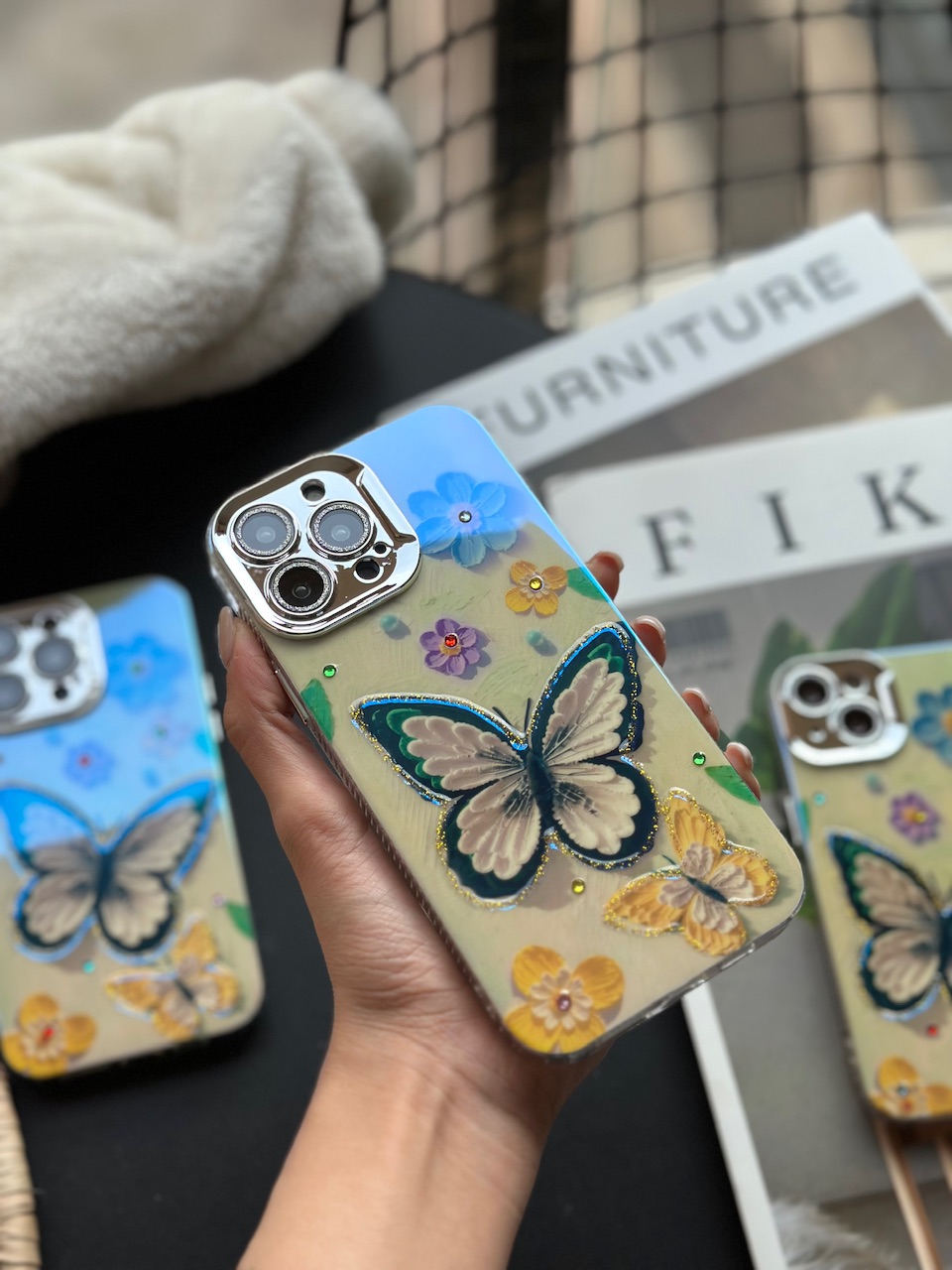 قاب Flower & Butterfly
