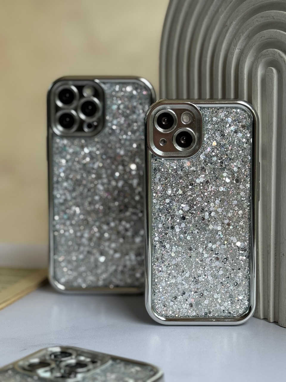 قاب Silver Glitter