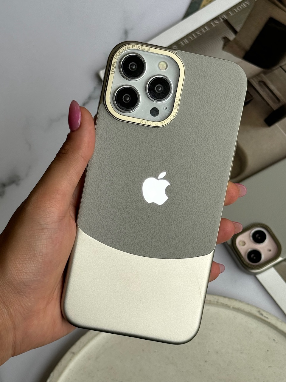 قاب Leather Metal تیتانیوم