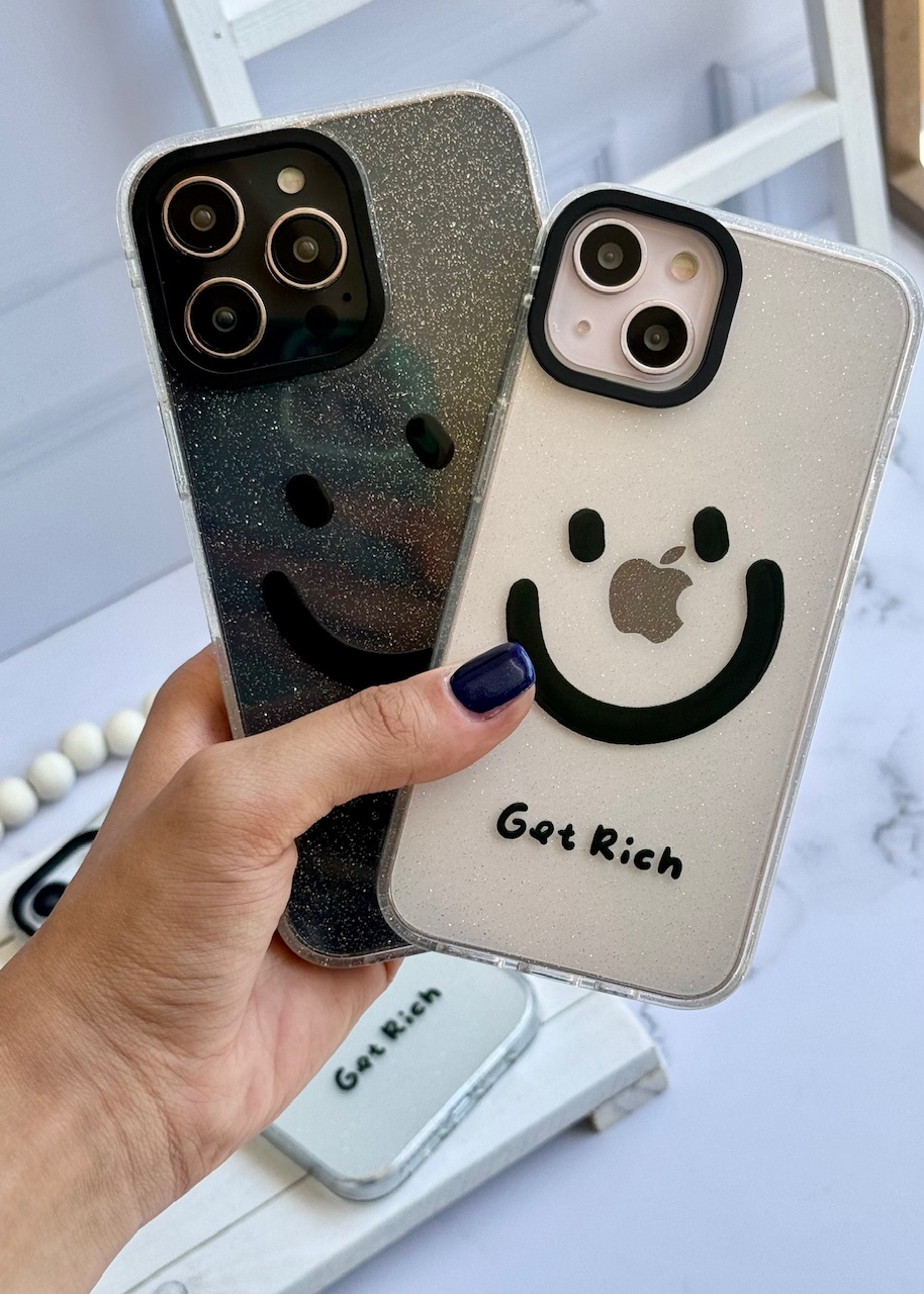 قاب Smile اکلیلی شفاف آیفونی