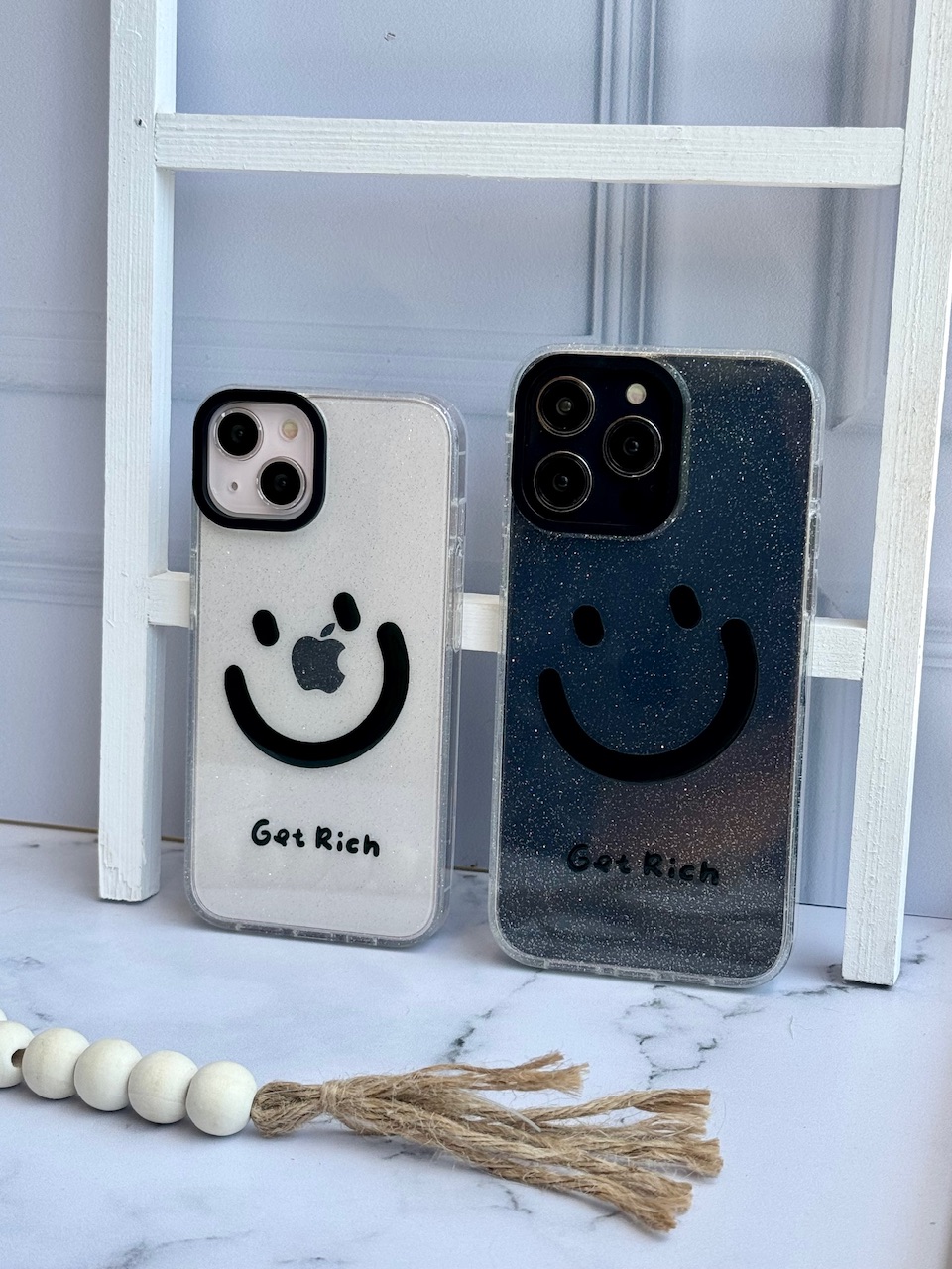قاب Smile اکلیلی شفاف آیفونی