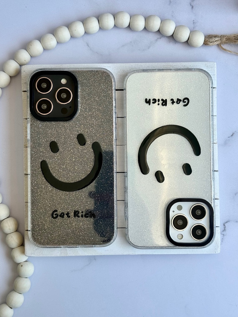 قاب Smile اکلیلی شفاف آیفونی