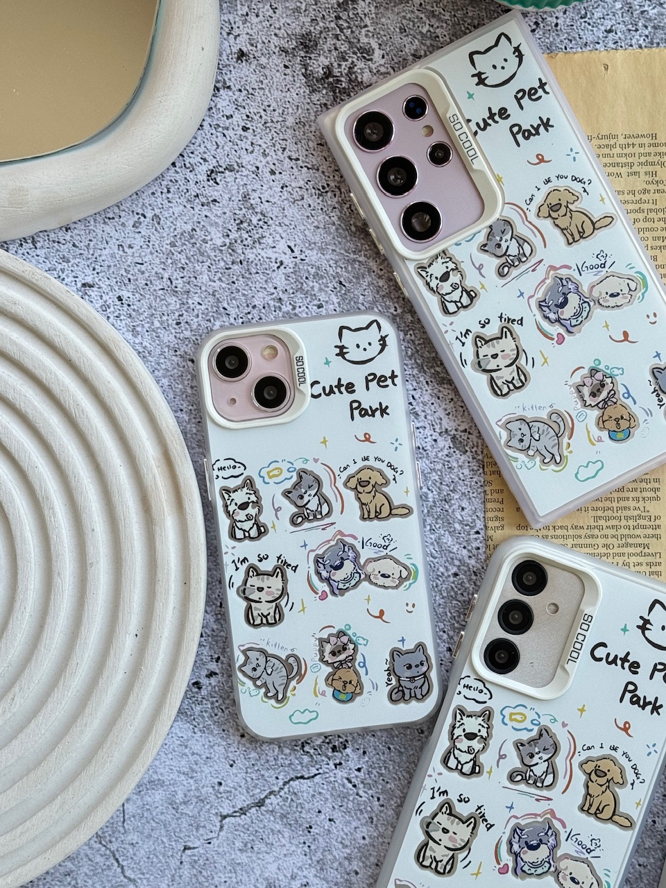 قاب Cute Pet Park آیفون ، سامسونگ ، شیائومی