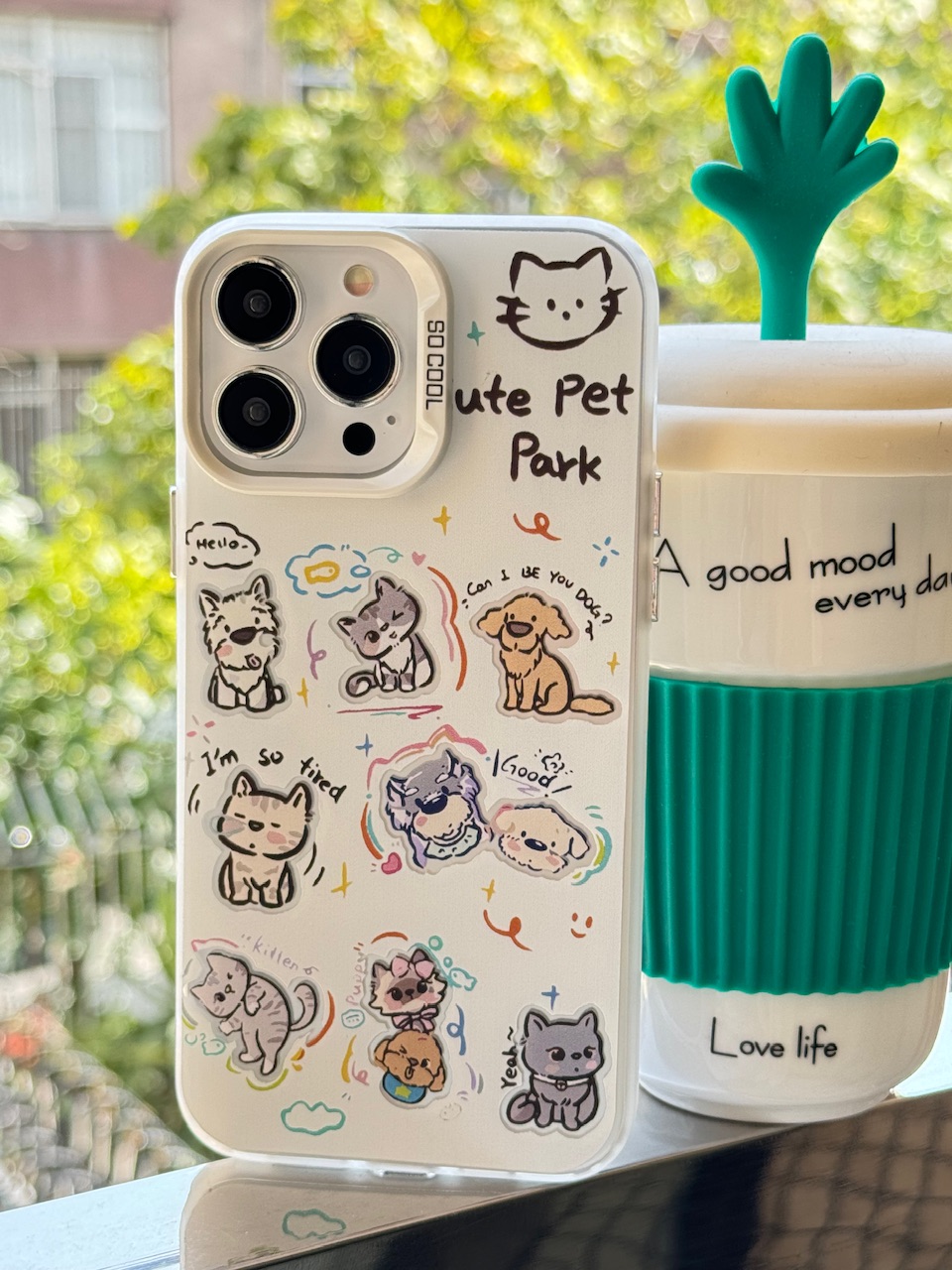 قاب Cute Pet Park آیفون ، سامسونگ ، شیائومی