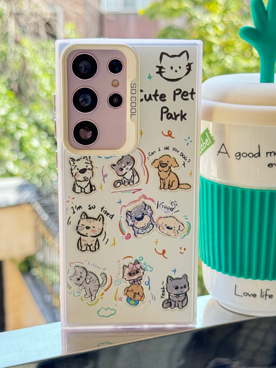 قاب Cute Pet Park آیفون ، سامسونگ ، شیائومی