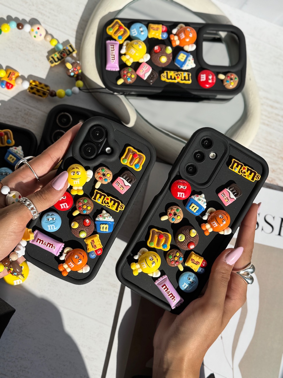 قاب M&M’S برجسته آیفون و سامسونگ و شیائومی