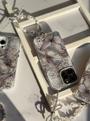 قاب Grey butterfly diamond