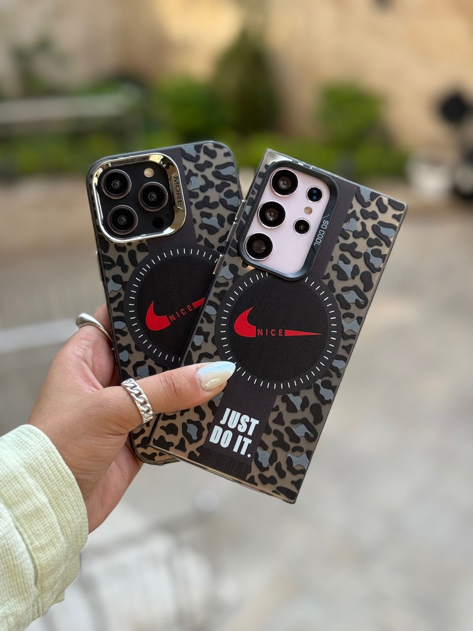 قاب نایکی پلنگی آیفون و سامسونگ