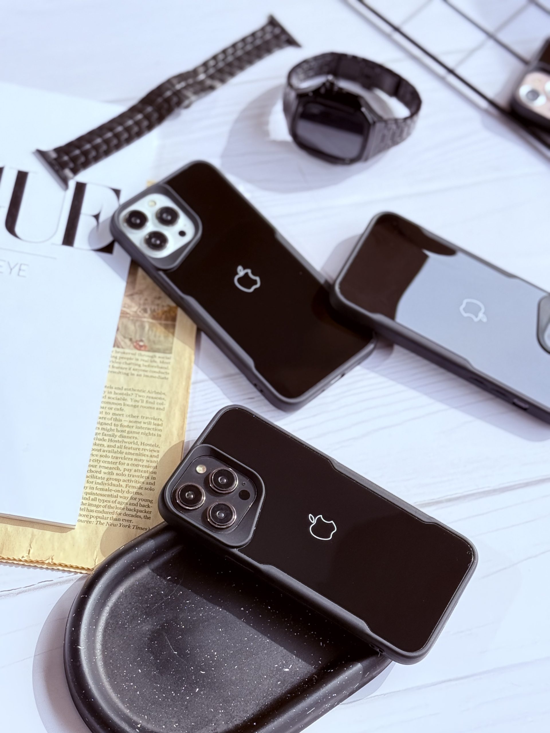 قاب Apple Glossy Black