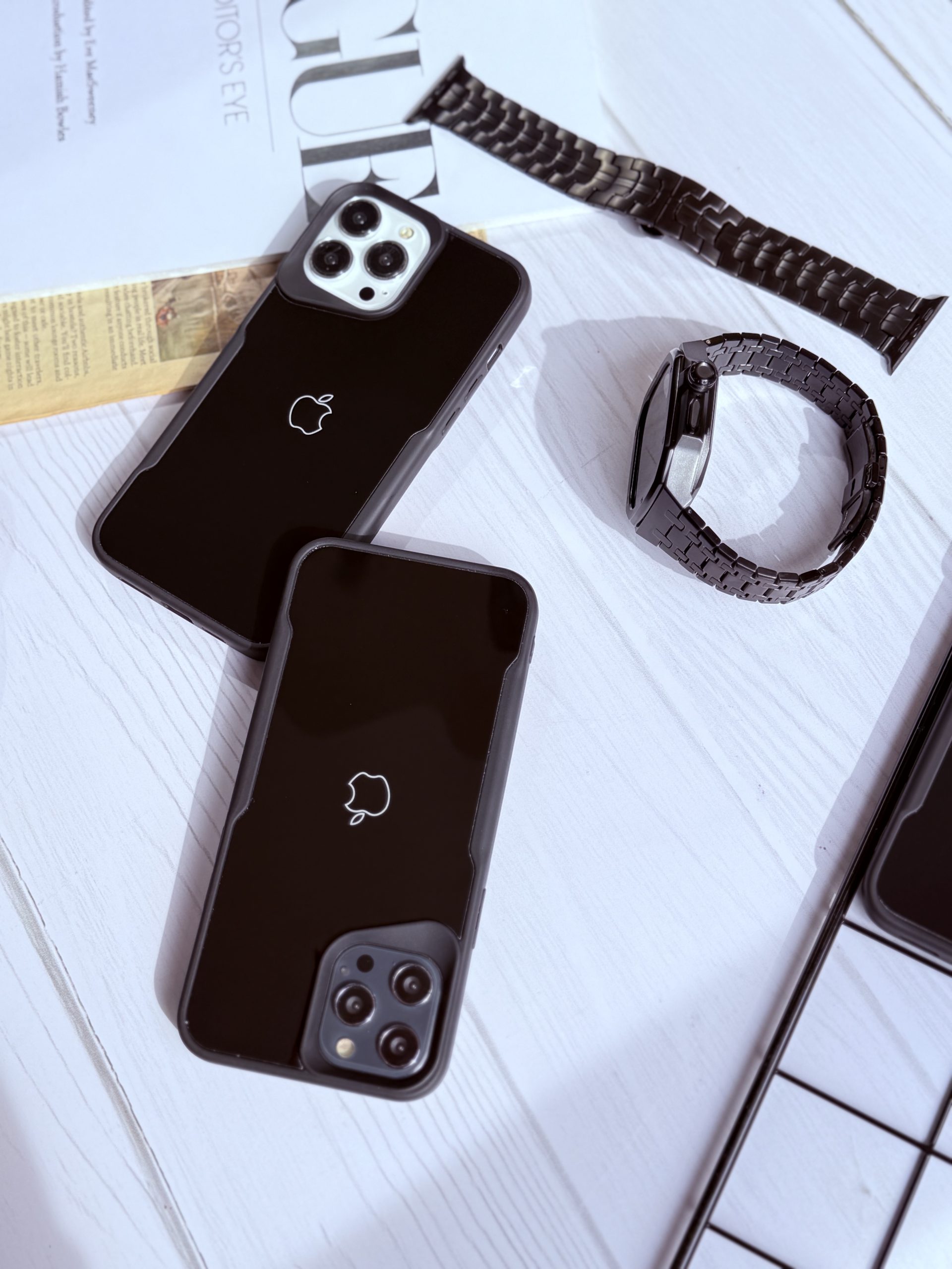 قاب Apple Glossy Black