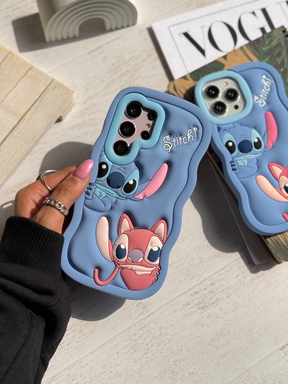 قاب سیلیکونی Stitch Couple
