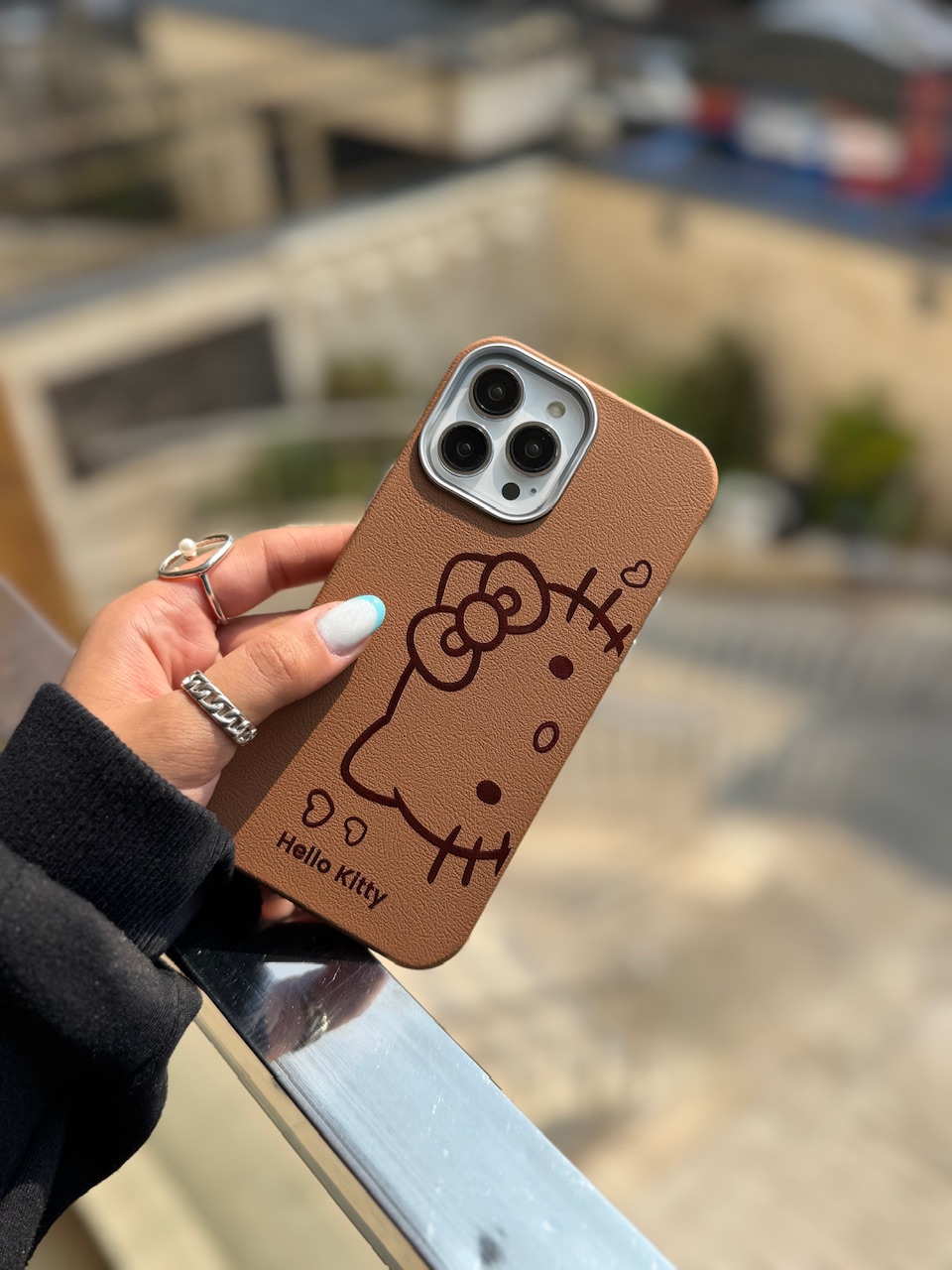 قاب هلو کیتی چرمی