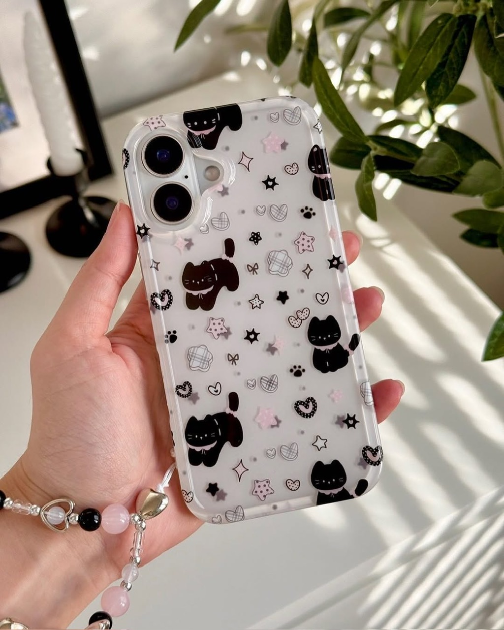 قاب Baby Cat با آویز آیفونی