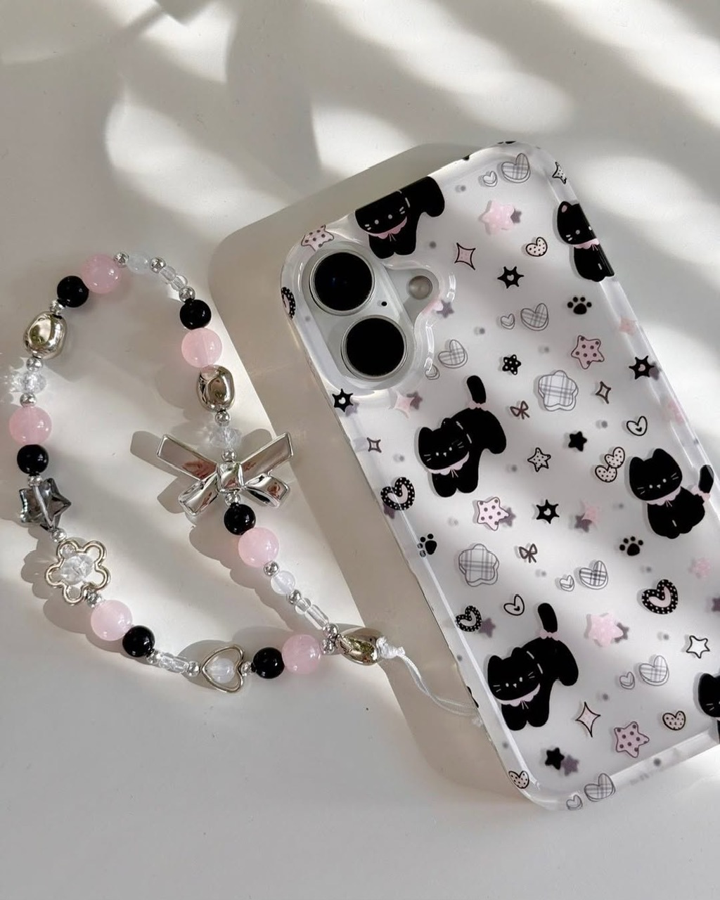 قاب Baby Cat با آویز آیفونی