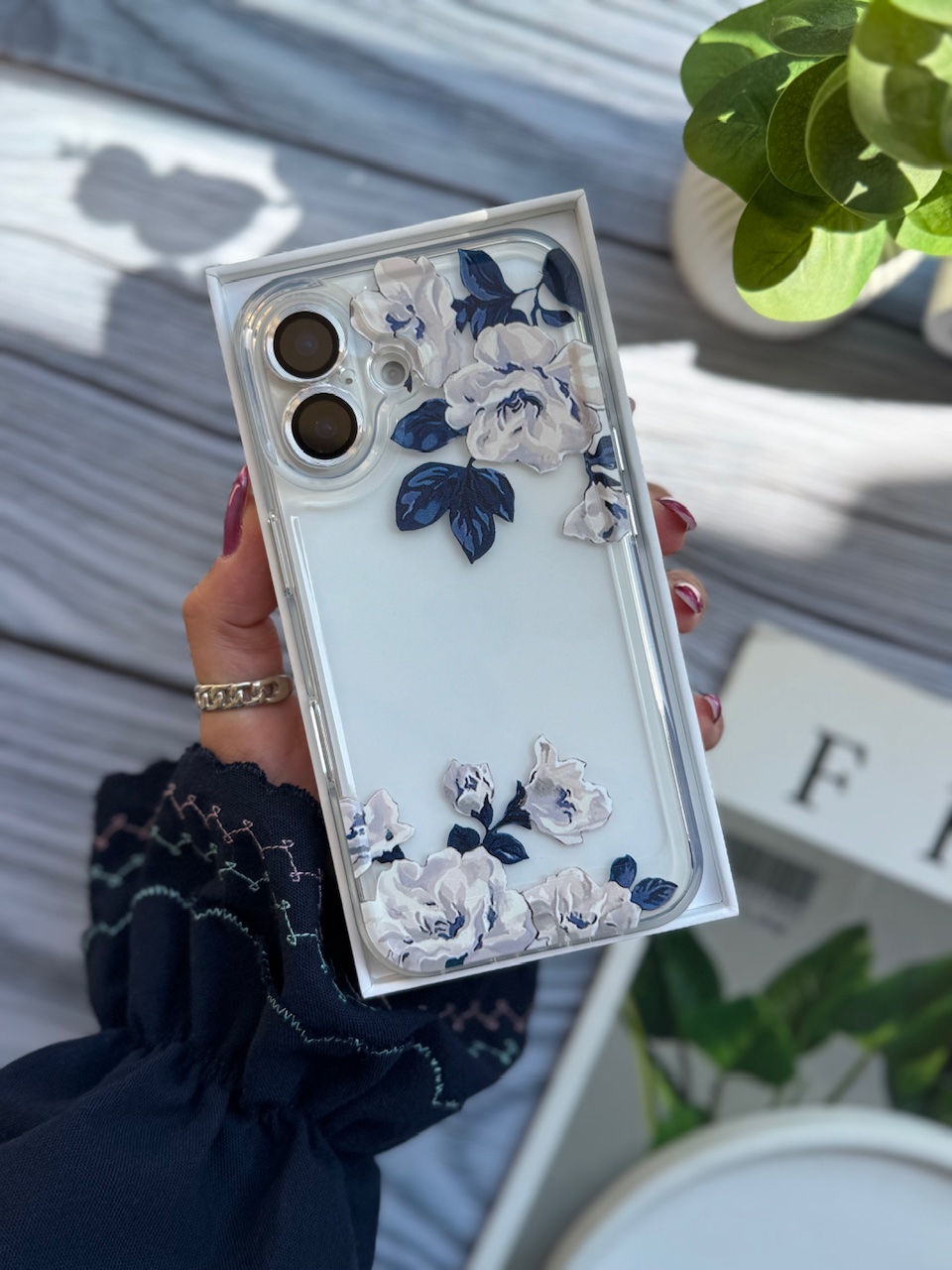 قاب White Rose آیفون ، سامسونگ ، شیائومی