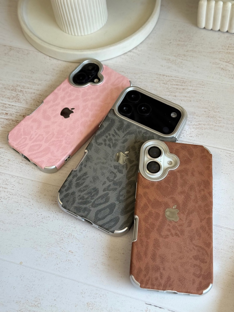 قاب Leopard Luxe (Brown , Pink , Black)