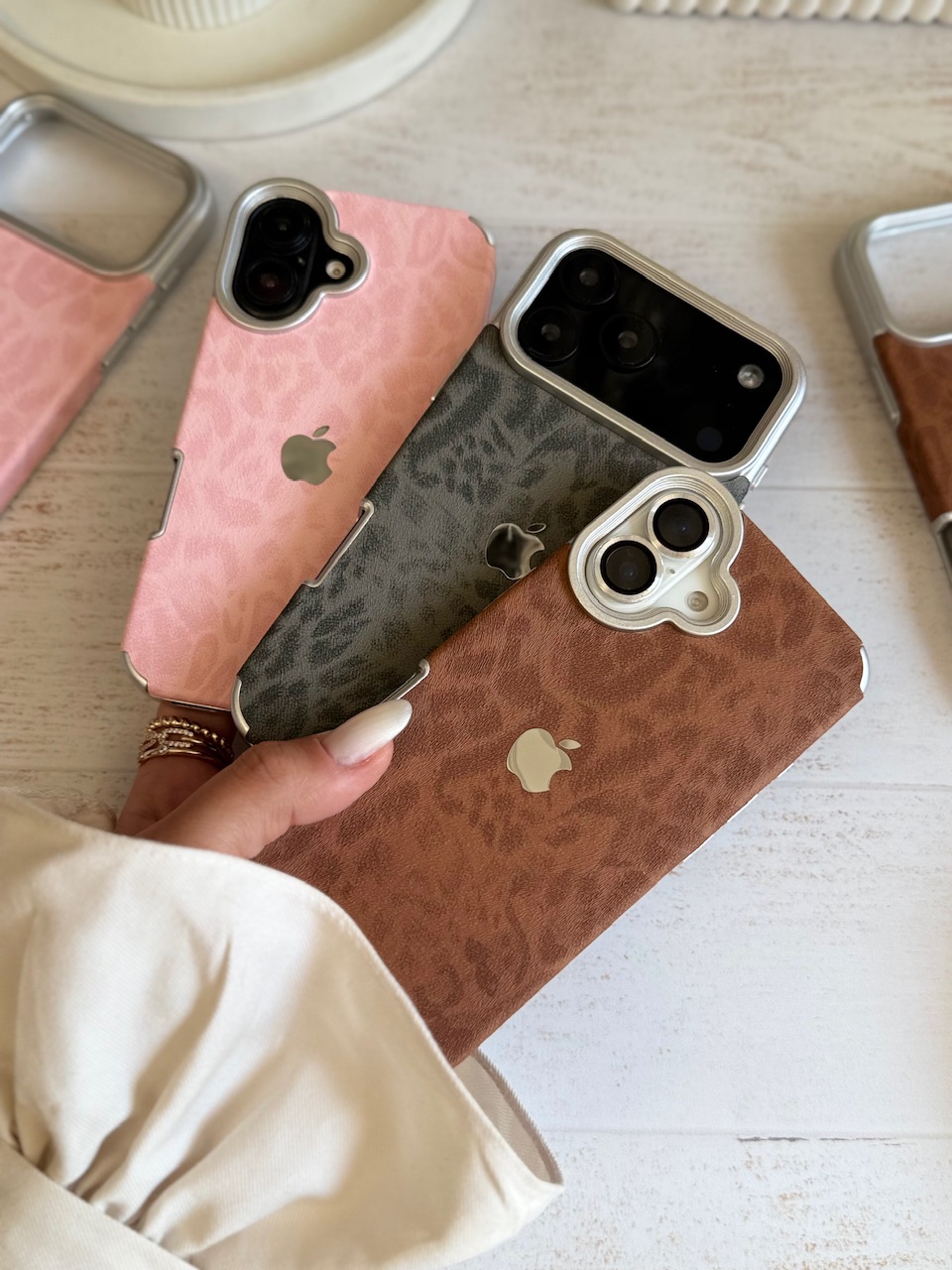 قاب Leopard Luxe (Brown , Pink , Black)