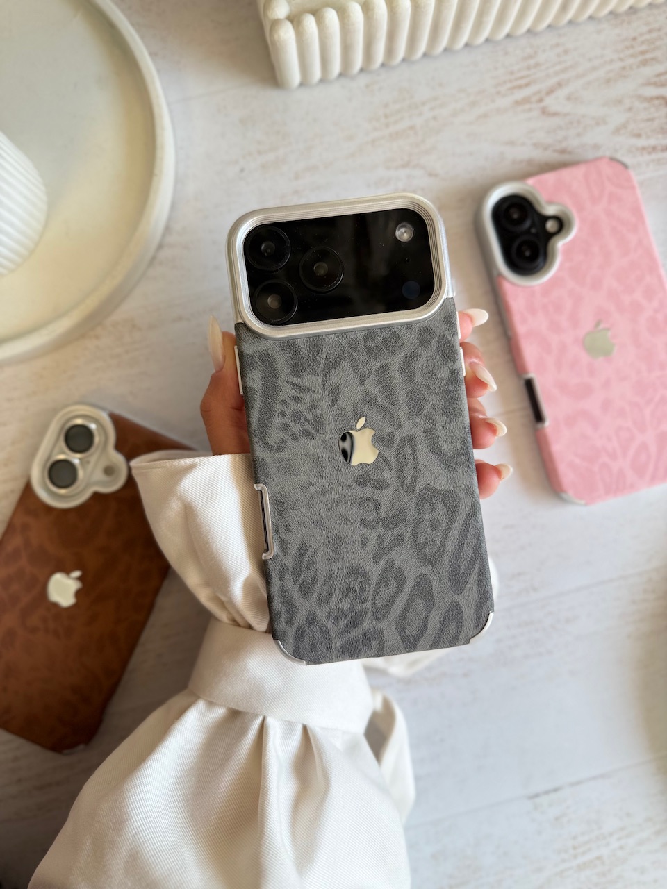 قاب Leopard Luxe (Brown , Pink , Black)