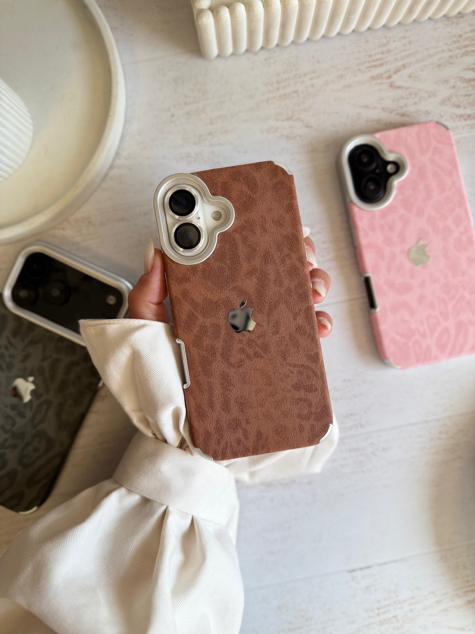 قاب Leopard Luxe (Brown , Pink , Black)