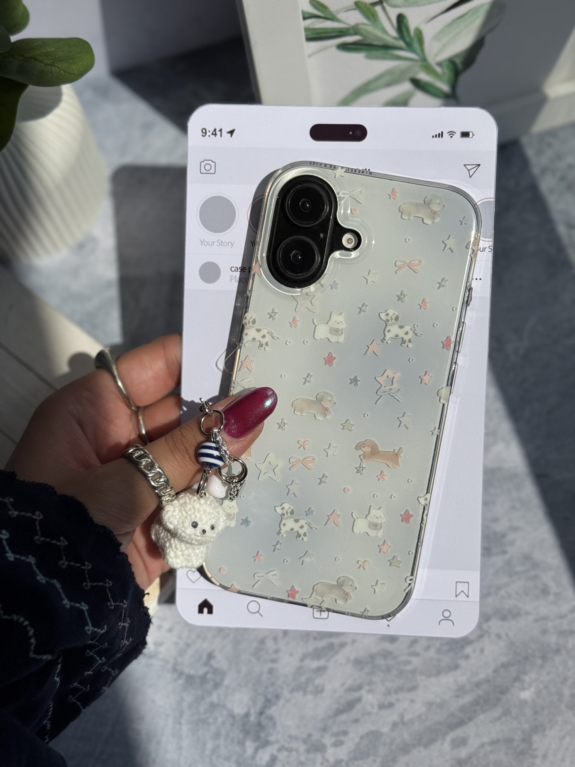 قاب Puppy Star با آویز