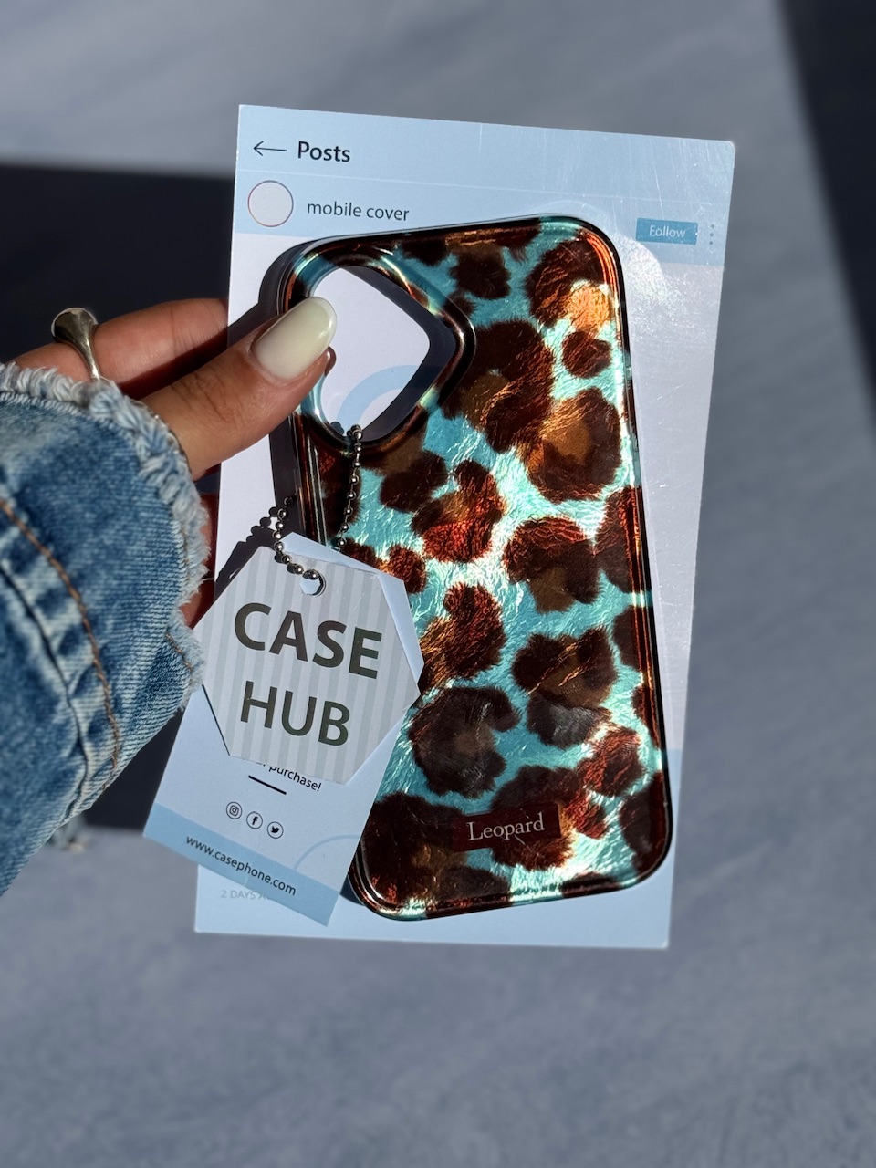 قاب Aqua Leopard آیفون