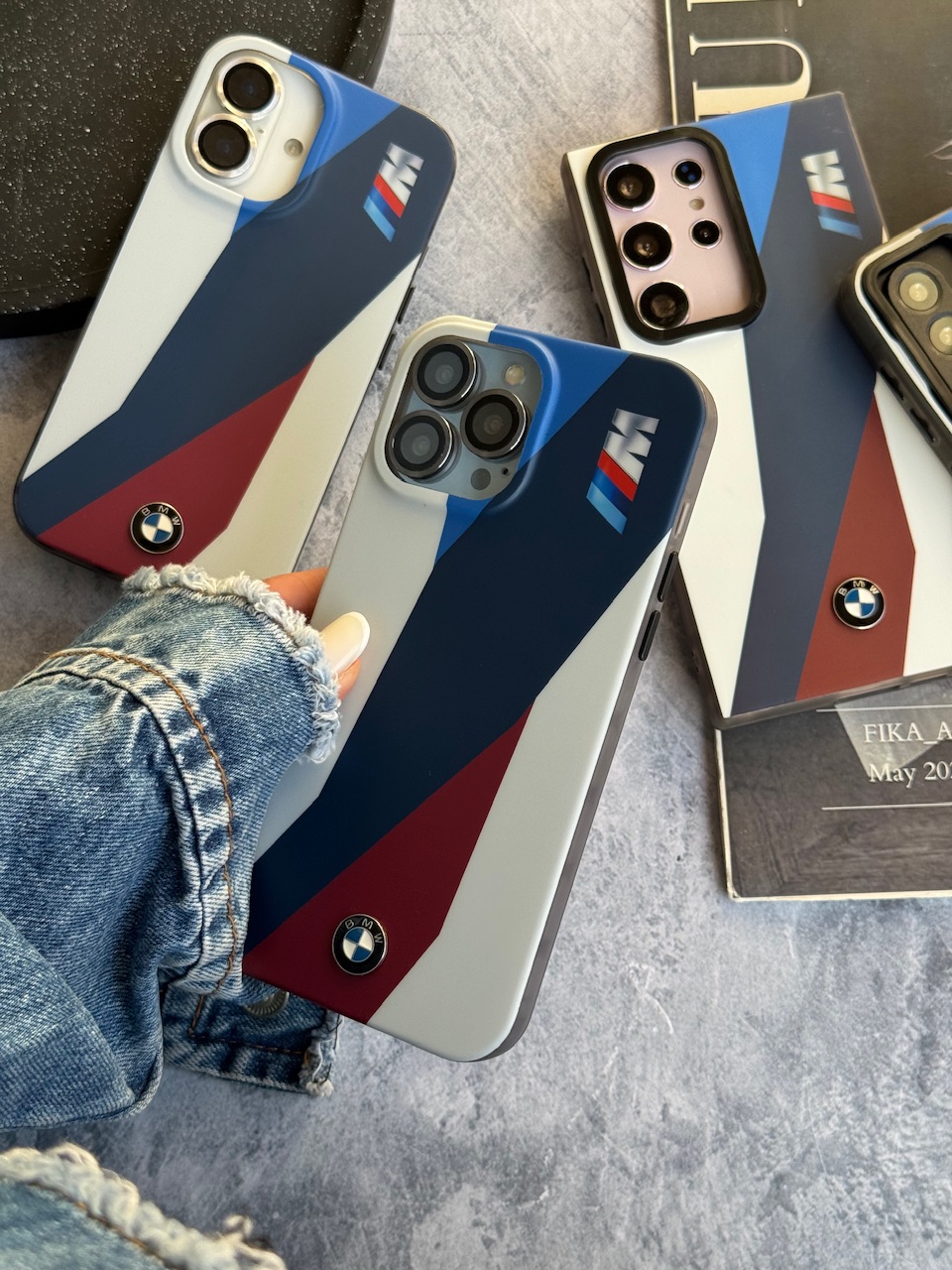 قاب BMW M Series با لوگو برجسته آیفون
