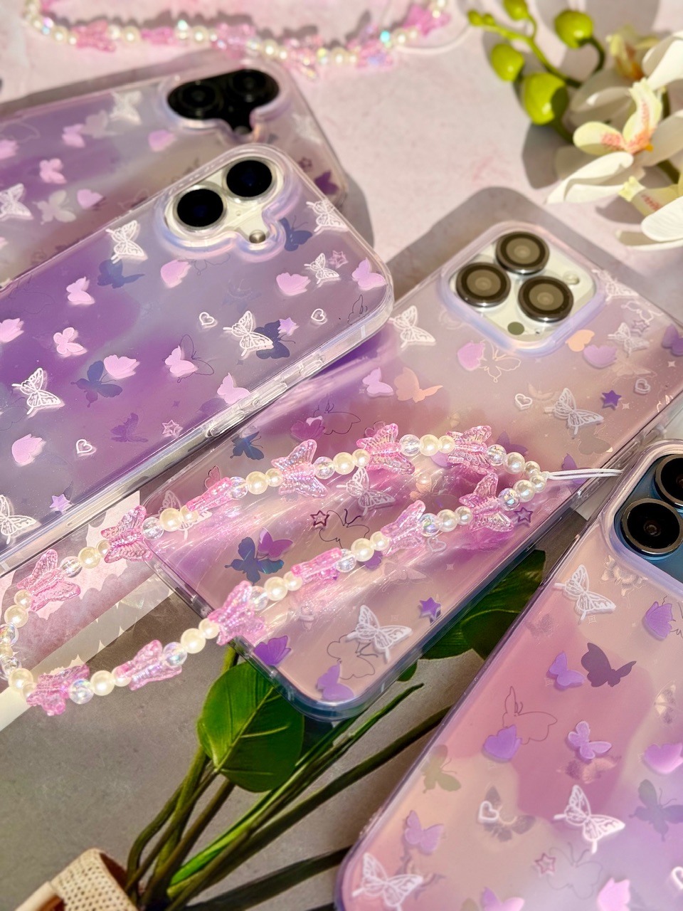 قاب Holo butterfly با آویز