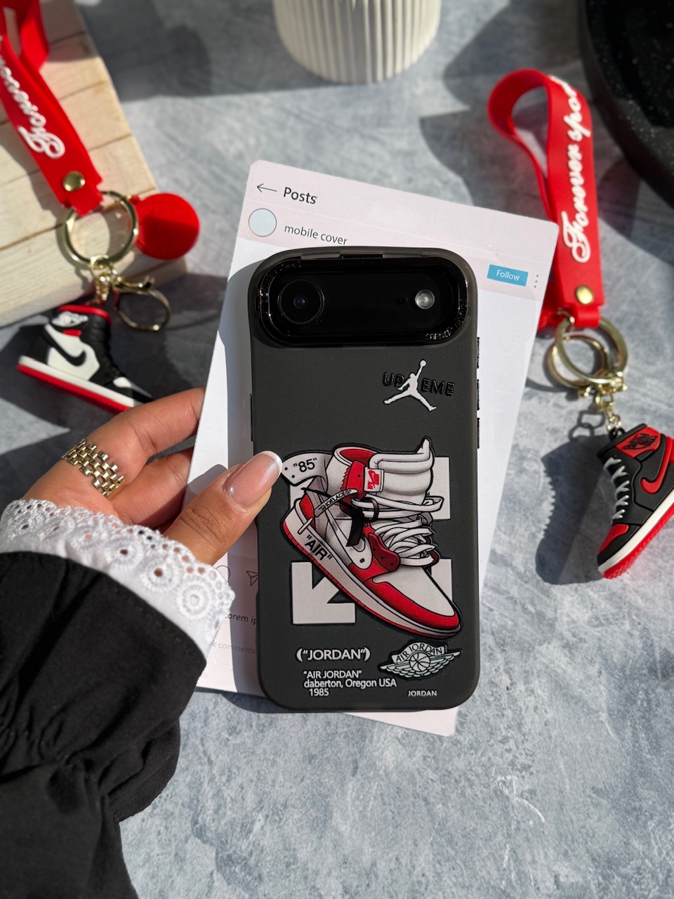 قاب Jordan 1 RED آیفون / سامسونگ / شیائومی