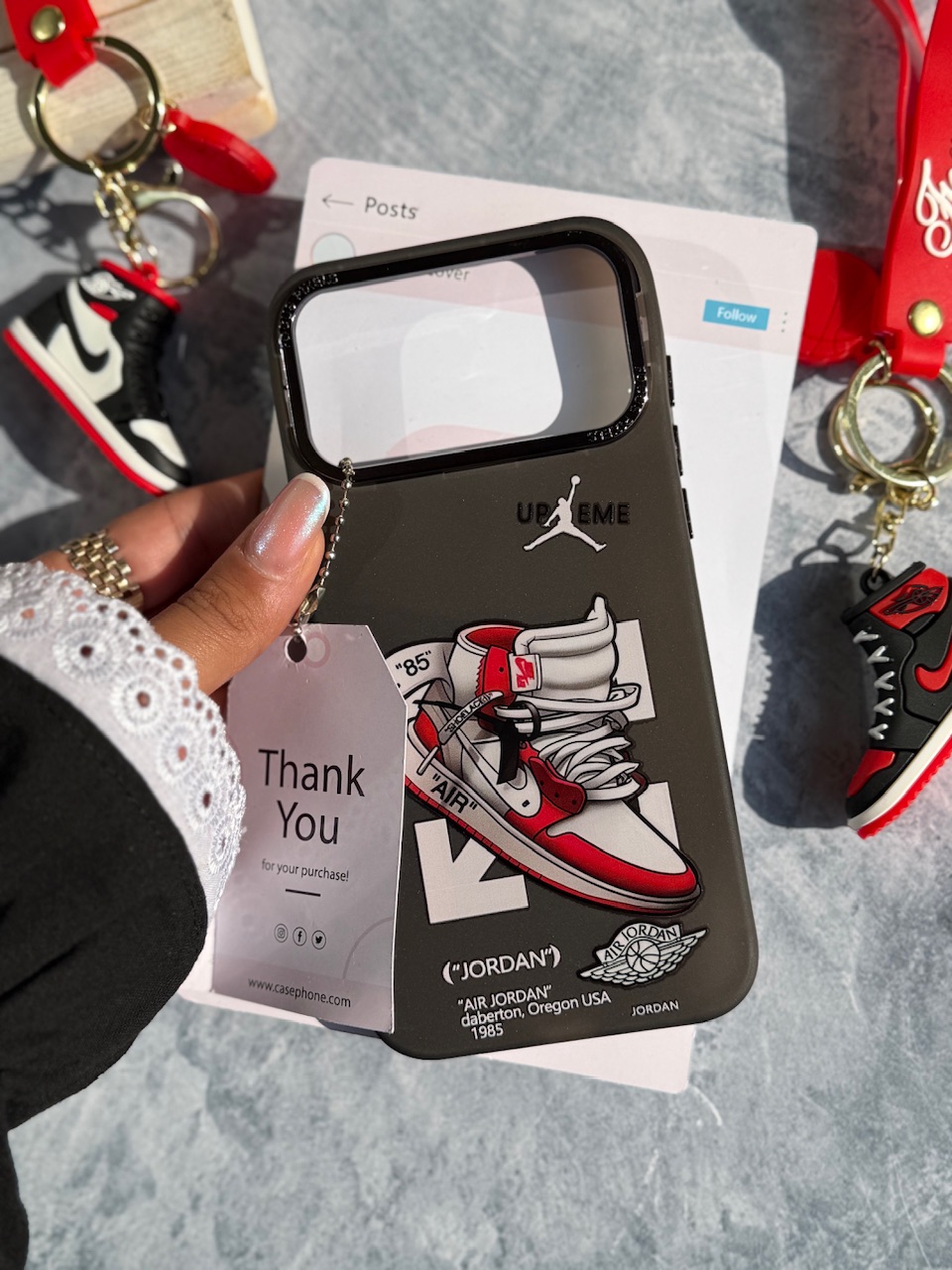قاب Jordan 1 RED آیفون / سامسونگ / شیائومی