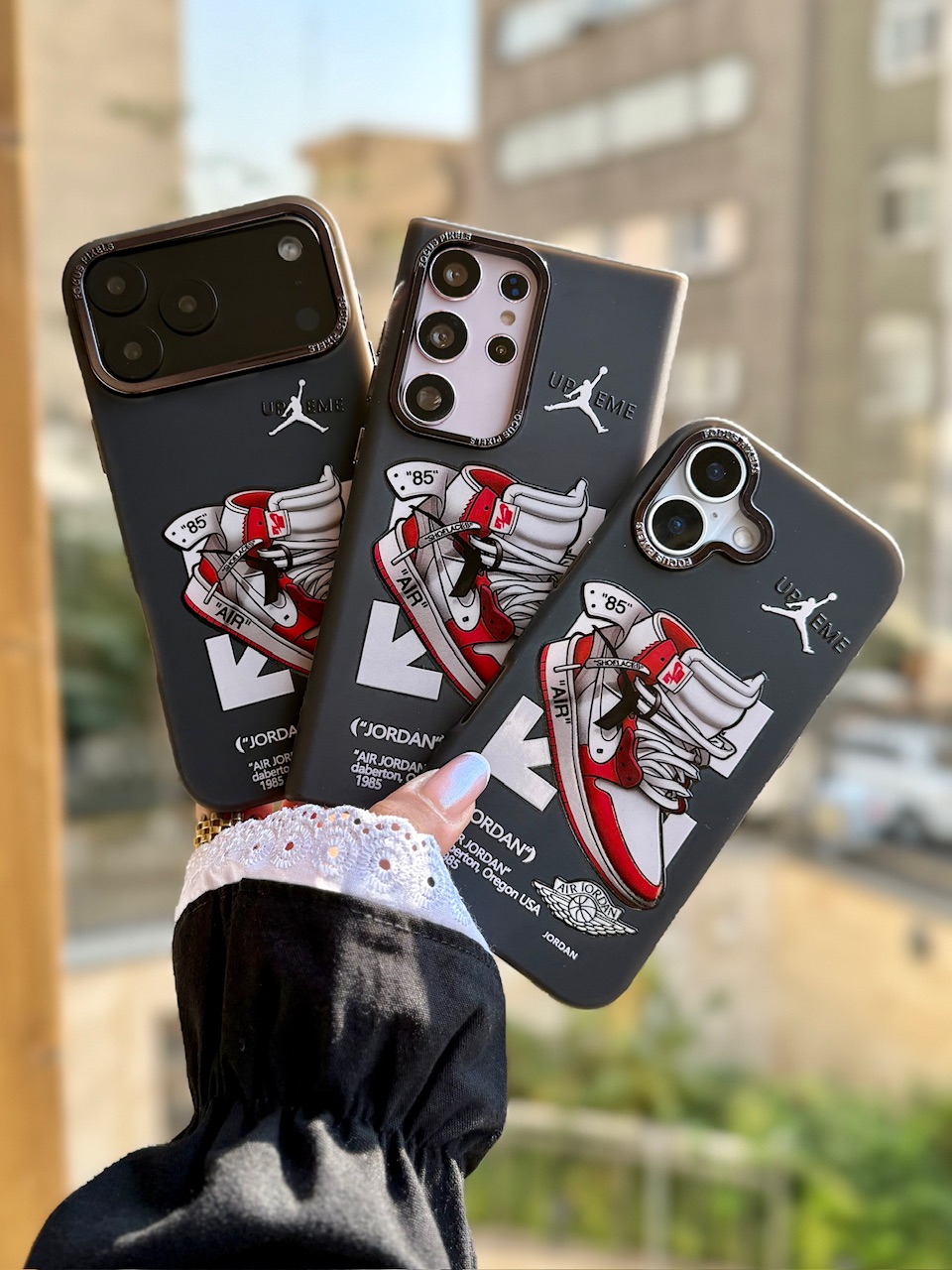 قاب Jordan 1 RED آیفون / سامسونگ / شیائومی