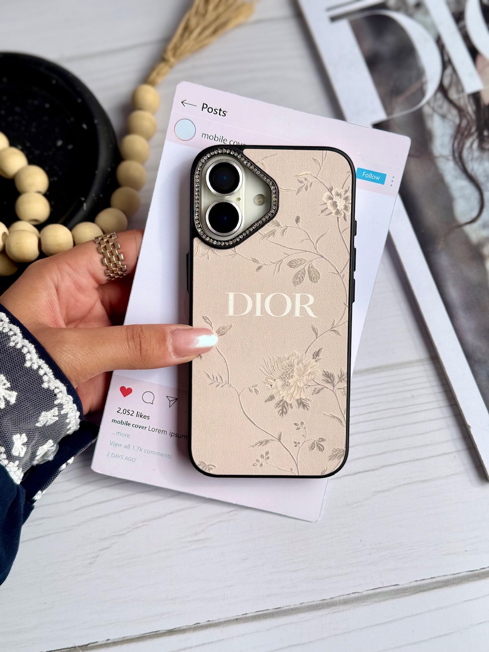 قاب Rose de Dior