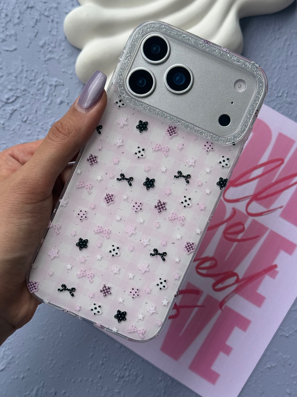 قاب Kawaii Pink Star آیفون