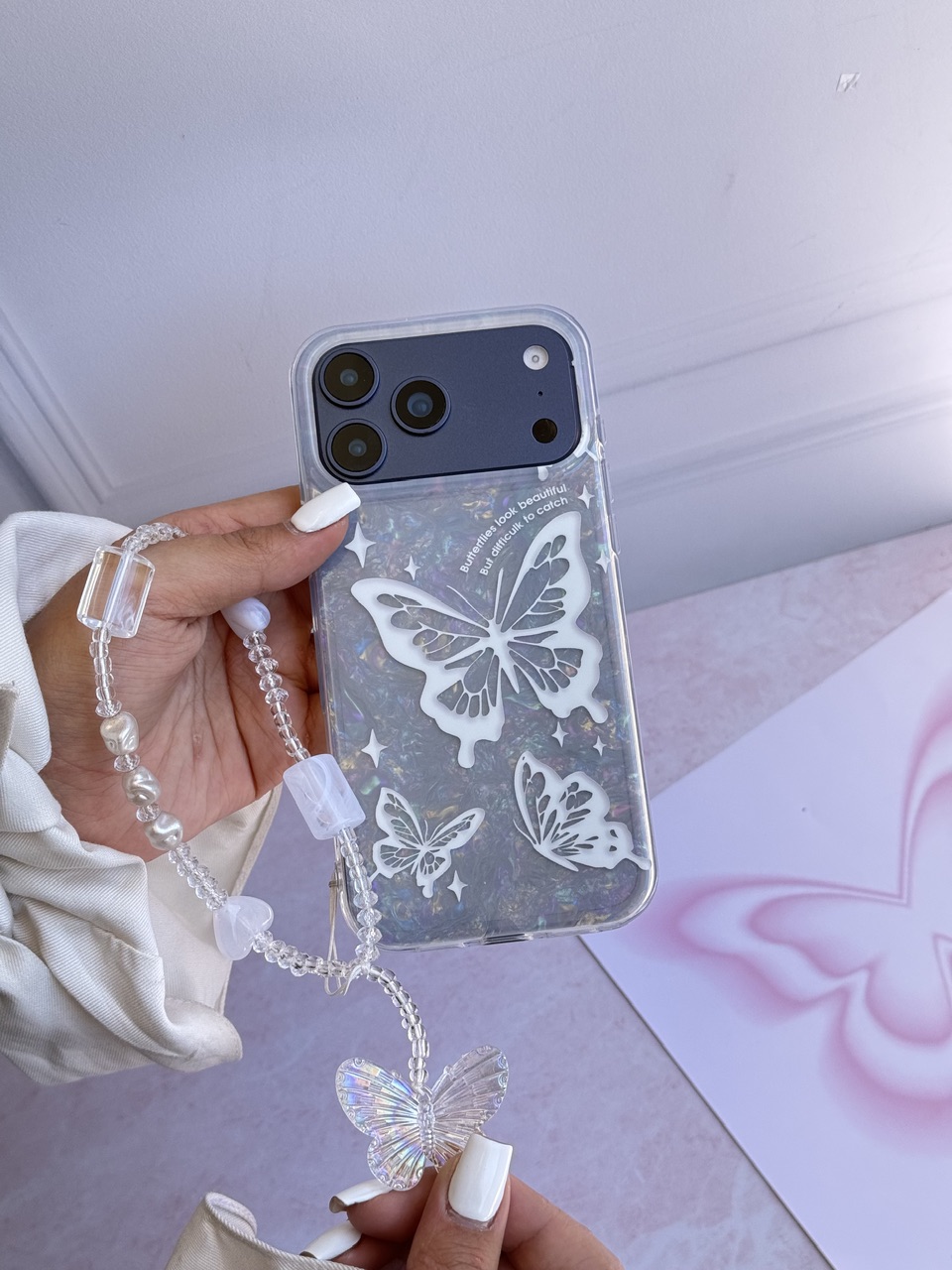 قاب Ice Butterfly با آویز