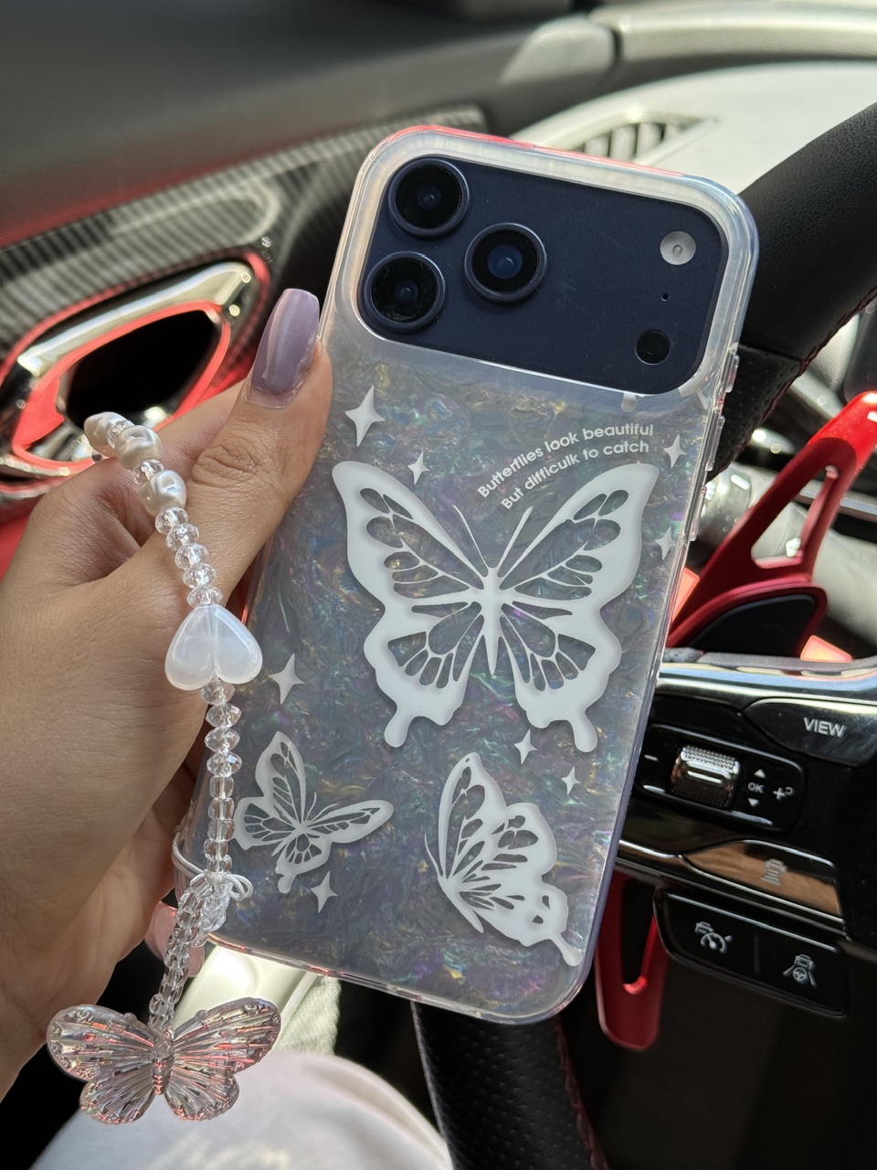 قاب Ice Butterfly با آویز