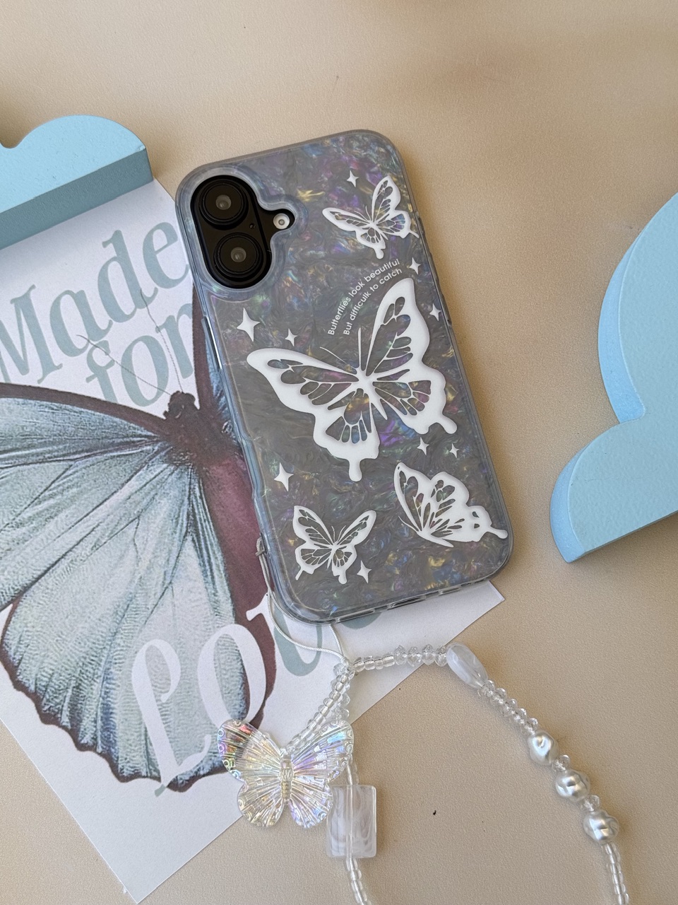 قاب Ice Butterfly با آویز
