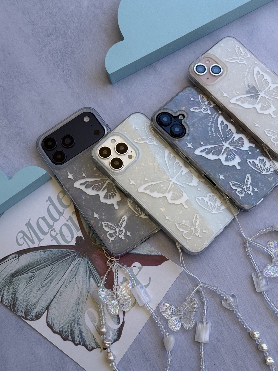 قاب Ice Butterfly با آویز